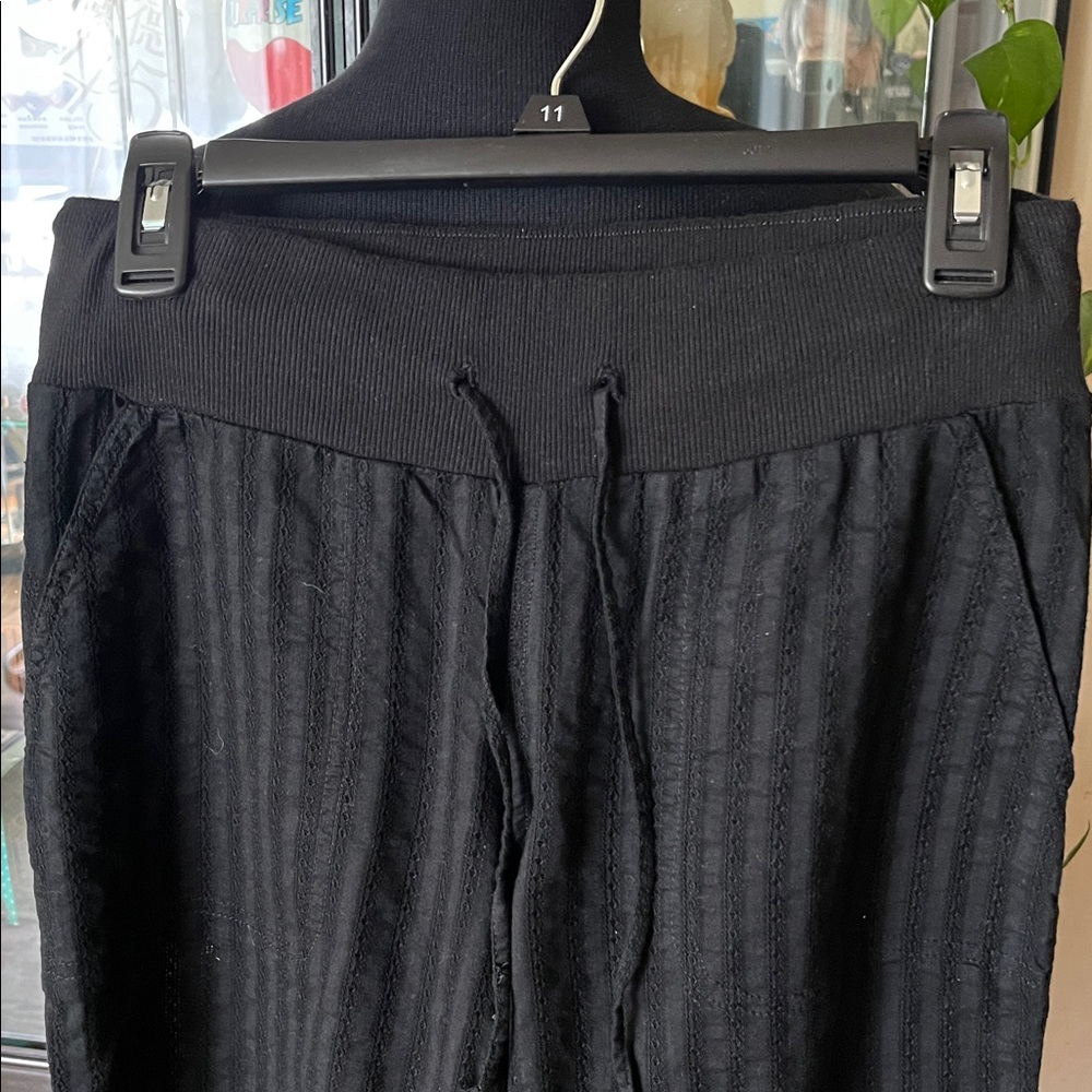 Black Drawstring Pants - Picture 2 of 8